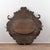 Early 20th Century Carved Oval Dark Oak Mirror From Portugal For Sale - Image 10 of 10