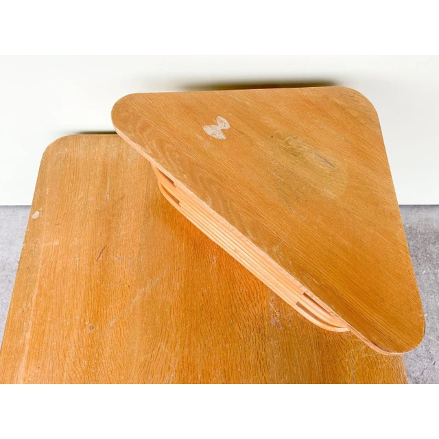 Tan Palm Beach Regency Frankl Style Rattan Coffee Table For Sale - Image 8 of 10