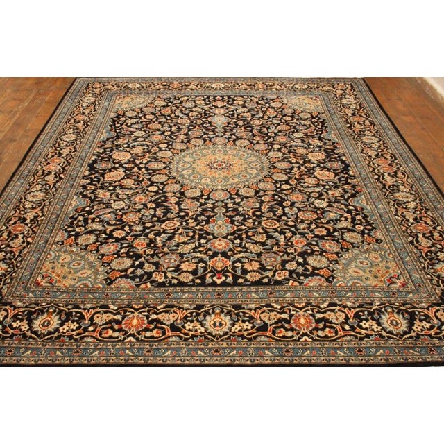 Hand-Knotted Isfahan Rug with Toranj Sheikh Safi Pattern For Sale - Image 6 of 7