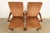 1980s Baker Furniture Stately Homes Georgian Carved Mahogany Open Arm Library Chairs, Pair For Sale - Image 5 of 13
