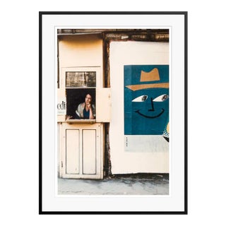 Parisian Ticket Seller 1950s by Peter Cornelius Framed C-Print For Sale