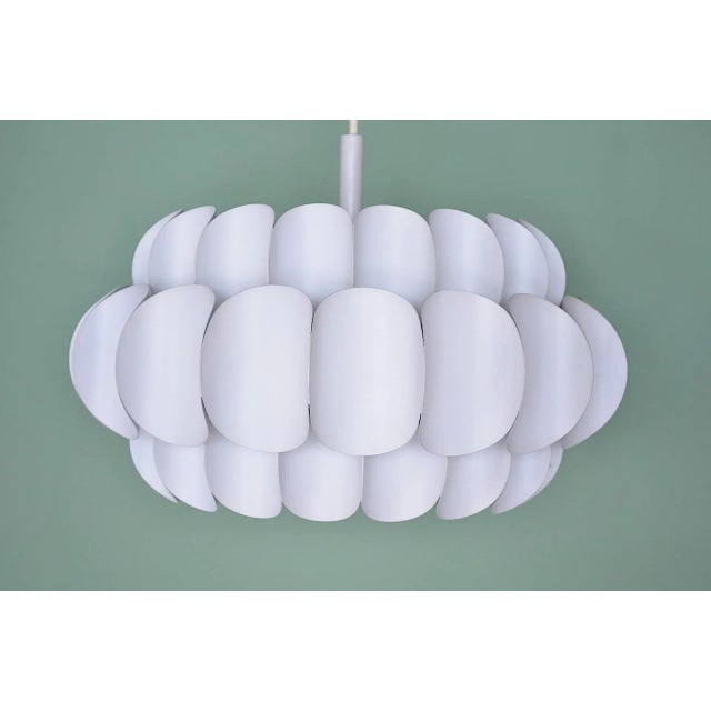 Vintage slat lamp by Hans.Zender for the German/Swiss lamp company Temde from the 1960s - 1970s. - The lamp is made of...