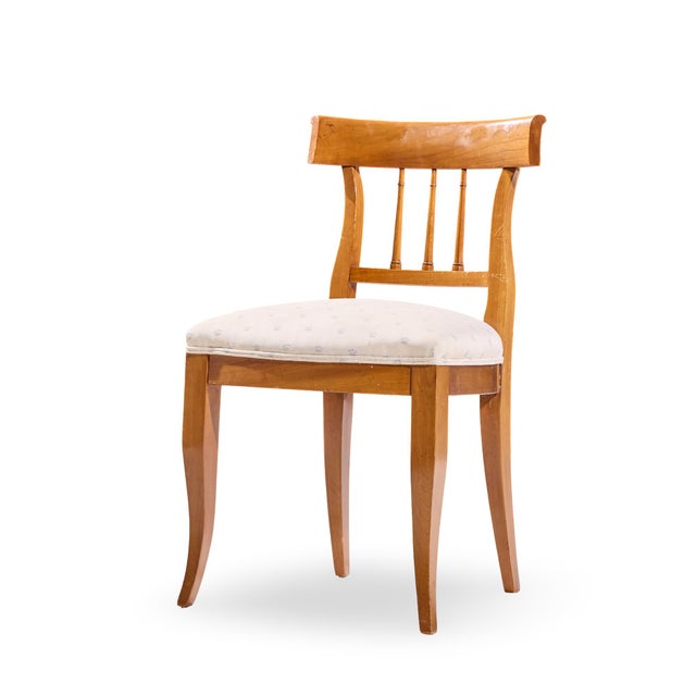 Kindel Furniture French Regency Solid Cherry Wood Dining Side Chairs - Pair For Sale In Chicago - Image 6 of 12