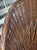 Mid-Century Modern 1970s Sculptural Wicker Barrel Chairs - Pair Vintage For Sale - Image 3 of 12