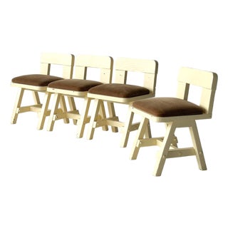 Low Back Dining Chairs From the Chicago Athletic Association c. 1980s For Sale