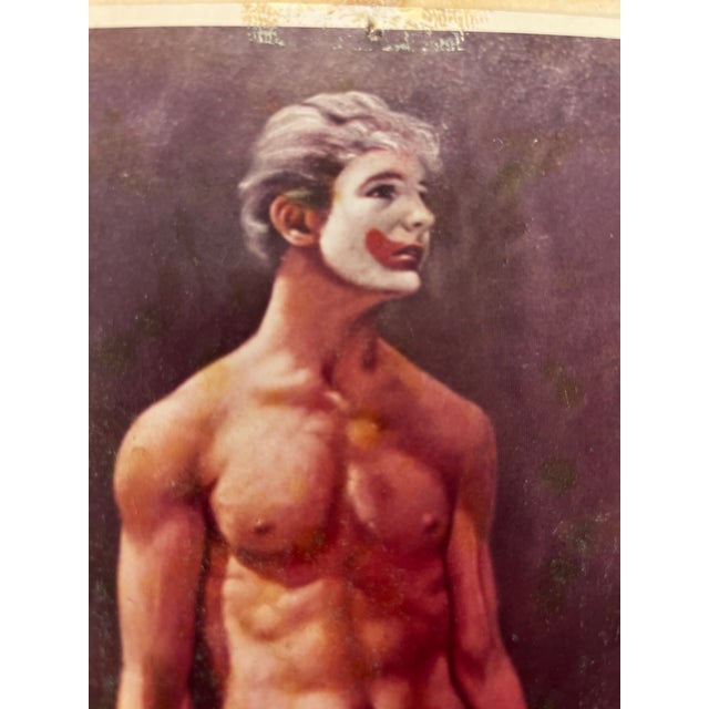 1970s 1970s Avant-Garde Figural Print Proof, Theatrical Mime Male Portrait Color Bars For Sale - Image 5 of 7