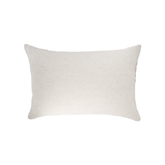 2020s Motion Silk Velvet Ikat Throw Pillow Cover, 16 X 24 For Sale - Image 5 of 5