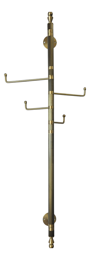 Mid-Century Brass Coat Rack, Germany, 1970s