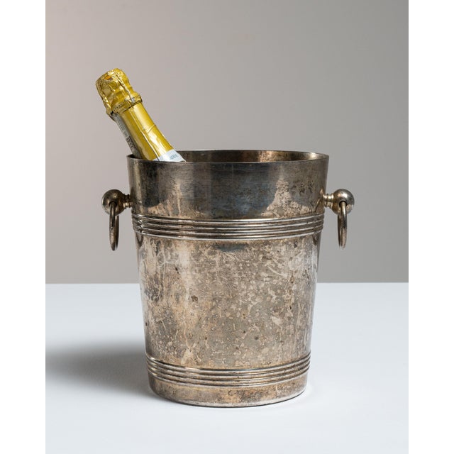 20th Century French Silver-Plated Champagne Bucket For Sale - Image 4 of 15
