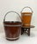 Painted Wood Fiber Buckets, 1950s, Set of 2 For Sale - Image 3 of 18