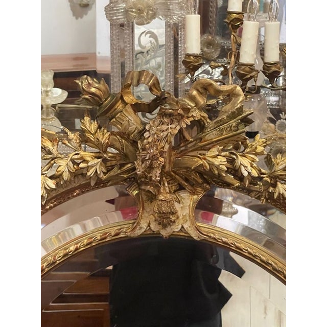 19th C. French Louis XV Giltwood Mirror For Sale In Dallas - Image 6 of 11