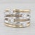 1.03ctw Diamond Orbit Multi-Band Ring 14k Yellow White Gold Size 8.5 For Sale - Image 4 of 8