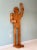 Mid-Century American Folk Art Wood Articulated Man Figure For Sale - Image 9 of 9