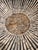 Modern Large Mother of Pearl Inlay Wood Centerpiece Bowl, Black Sunburst Mosaic For Sale - Image 3 of 8