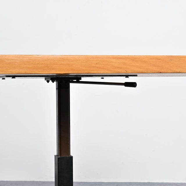 1970s Adjustable Table by Charlotte Perriand for Les Arcs, 1975 For Sale - Image 5 of 16