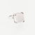 Large Paloma Picasso Tiffany Sterling Silver & Rose Quartz Sugar Stacks Ring For Sale - Image 10 of 12
