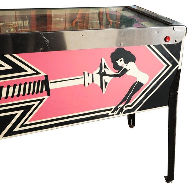 Black Vintage Pinball Machine, 1978 For Sale - Image 8 of 11