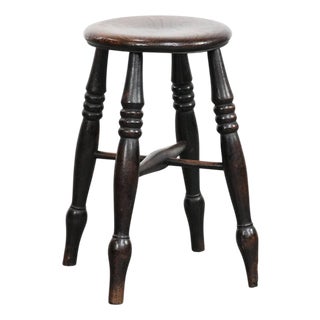 English Antique Windsor Stool, 18th Century For Sale