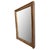 Large full-length mirror framed in antique Indian teak wood, beautifully hand-carved with traditional rope moldings,...