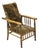 Antique Arts & Crafts Mission Turn Carved Walnut Small Child's Morris Chair For Sale