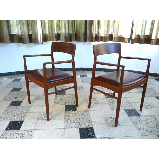 1960s Set of Teak Armchairs from Korup Stolefabrik For Sale - Image 5 of 18