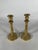 Traditional Pair of bronze candlesticks "with fruit baskets", Empire period, 19th century For Sale - Image 3 of 7