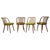 Beech Dining Chairs by Antonin Suman, 1960s, Set of 4 For Sale