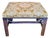 Vintage Chinese Chippendale-Style Upholstered Bench For Sale