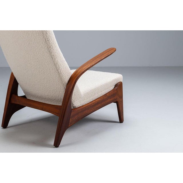 Cream Rastad and Relling Low Back Lounge Chairs Gimson and Slater Norway 1960, Set of 2 For Sale - Image 8 of 14
