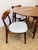 Wood Vintage 1960s Danish Modern Dining Table & Chairs Set Mid Century Modern Style For Sale - Image 7 of 18