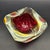 Large Sommerso Murano Glass Ashtray by Alessandro Mandruzzato for Made Murano Glass, 1950s, in Flawless conditions....