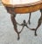 Wood Early 20th Century Italian Heavily Hand Carved Walnut Bookmatch Inlaid Center Table For Sale - Image 7 of 10