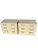Joe Colombo 1970s Vintage Modern Style White Pair of Dressers Chest of Drawers With Brass Hardware - Set of 2 For Sale - Image 4 of 8