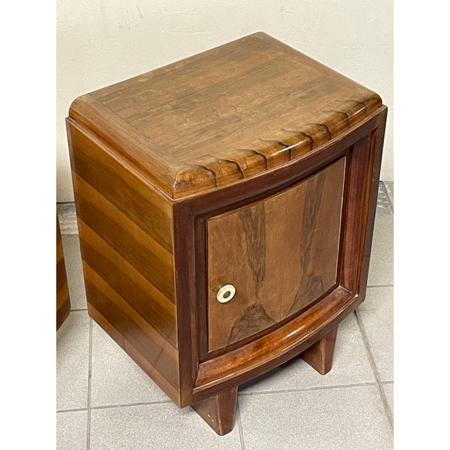 Art Deco Bedside Tables, Italy, 1930s, Set of 2 For Sale - Image 4 of 15