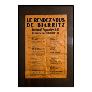 Le Rendez Vous De Biarritz French Poster For Sale
