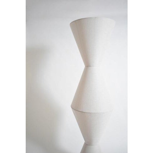 Cone Fabric Floor Lamp, 1970s For Sale - Image 3 of 6