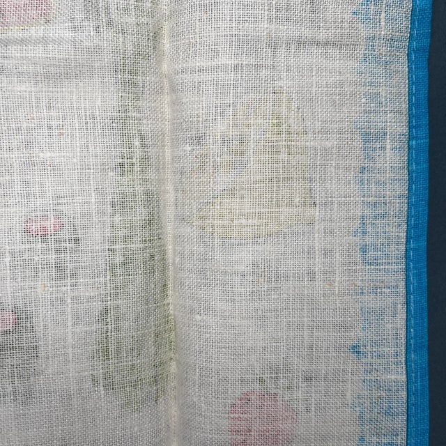 Textile 1960s Mid-Century Modern Parisian Prints Linen Kitchen Tea Towel For Sale - Image 7 of 12