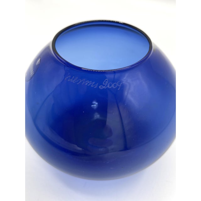 Blue Vase from Venini, 2009 For Sale - Image 3 of 5
