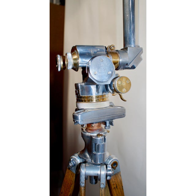 Mid-Century Modern WWII Tripod Periscope, 1930s For Sale - Image 3 of 13