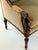 Camel Vintage French Louis XVI-Style Bergère Armchair in Camel Velvet For Sale - Image 8 of 12