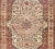Antique Feraghan Sarouk Rug in Ivory Background, Brown Red, Camel, and Teal For Sale - Image 4 of 13