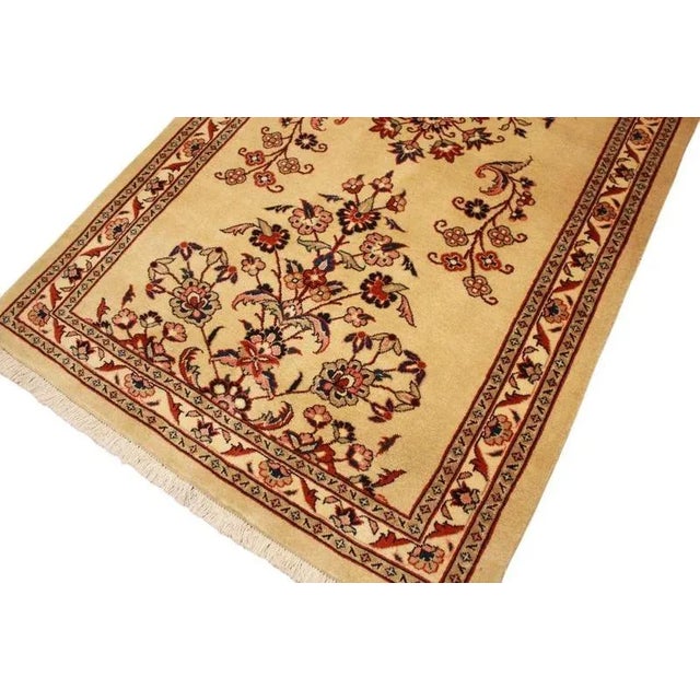 Middle Eastern Hand-Knotted Sarough Runner Rug For Sale - Image 5 of 11