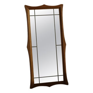 Mid-20th Century Scandinavian Modern Danish Wall Mirror in Oak, 1950s For Sale