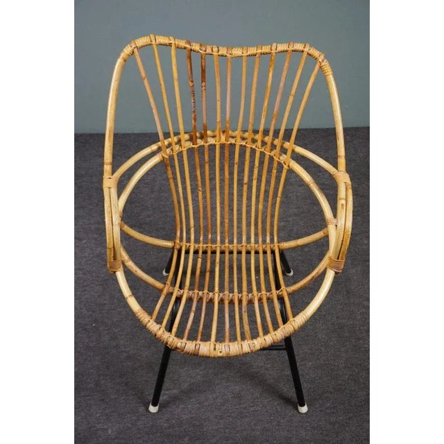 Rattan Armchair from Rohé Noordwolde For Sale - Image 6 of 8