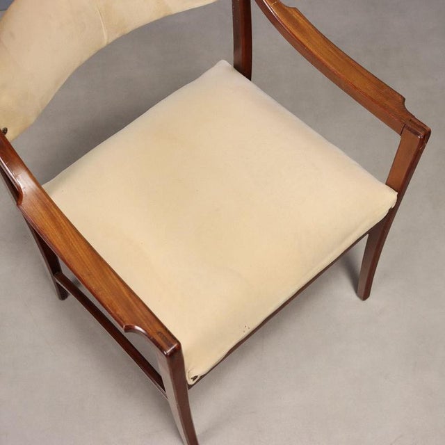 Wood Chair with Armrests, 1960s For Sale - Image 7 of 11