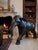Vintage Patinated Bronze Elephant Sculpture For Sale - Image 12 of 12