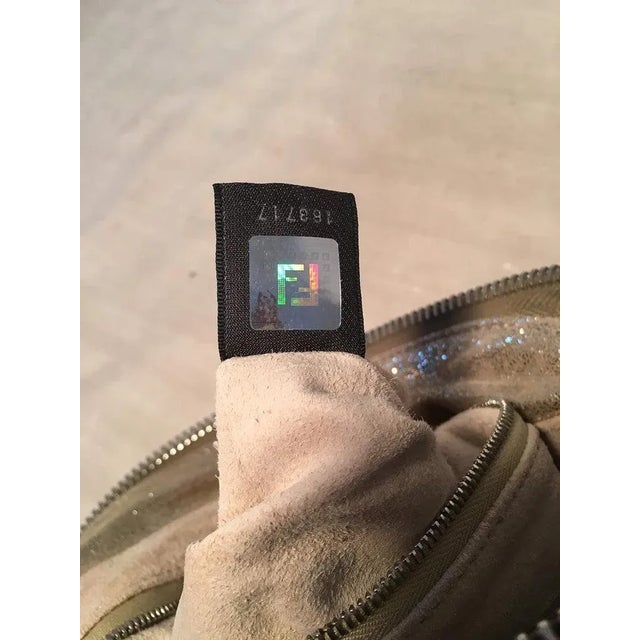 Gold Fendi Gold Leather Wrapping StrapsShoulder Bag For Sale - Image 8 of 11