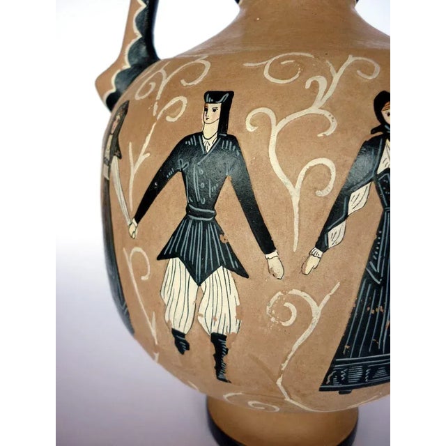 Dorgali Sardinia Ceramic Vase by Paolo Loddo, 1950s For Sale - Image 4 of 10
