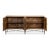 Art Deco Carved Scallop Sideboard in Warm Tan, 79 Inches For Sale - Image 3 of 11