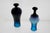 Glass Cobalt Aquamarine Shaded Vases attributed to Paolo Venini for Veart, 1960s, Set of 2 For Sale - Image 10 of 18